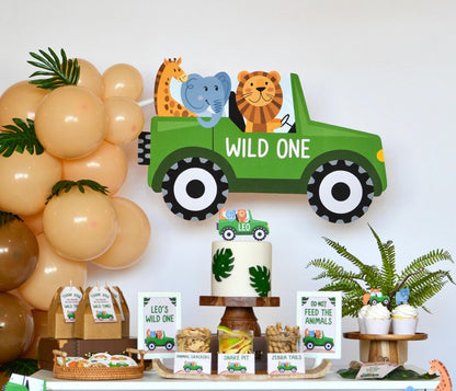 Printable Safari Backdrop