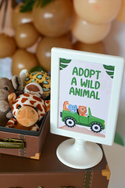 Adopt a Wild Animal Sign