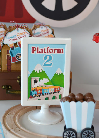 Platform 2 Sign - alternate angle