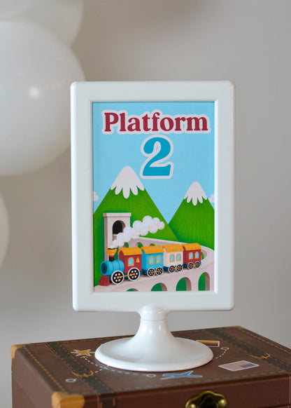Platform 2 Sign