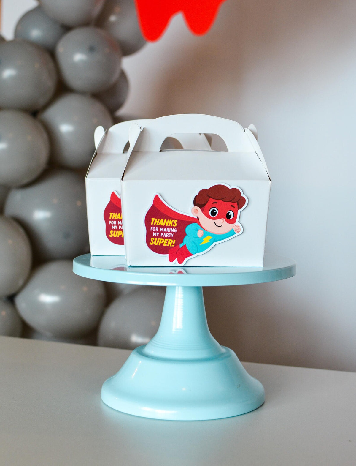 Superhero tent cards
