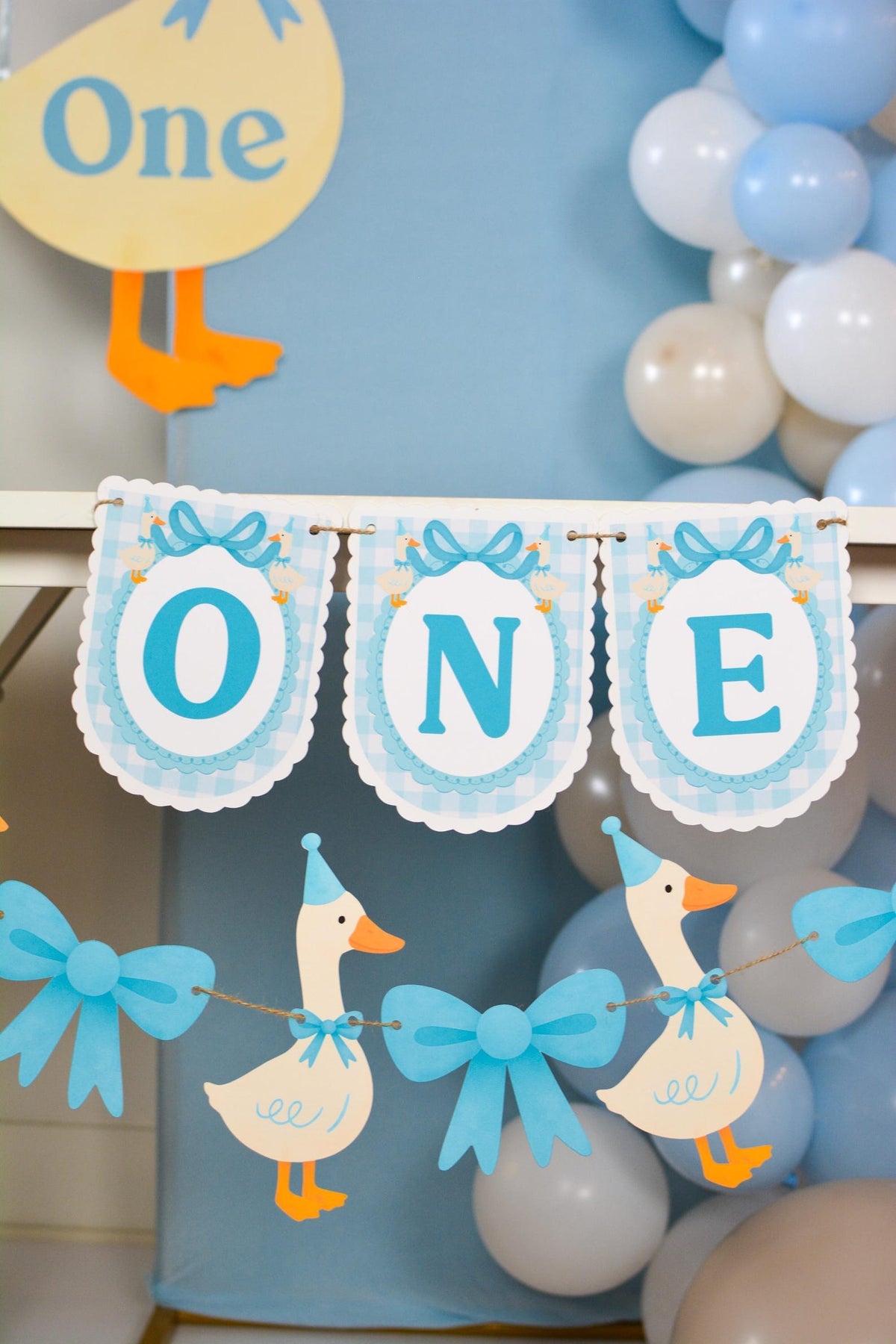 Personalized Silly Goose Party Bundle - personalized silly goose cake topper