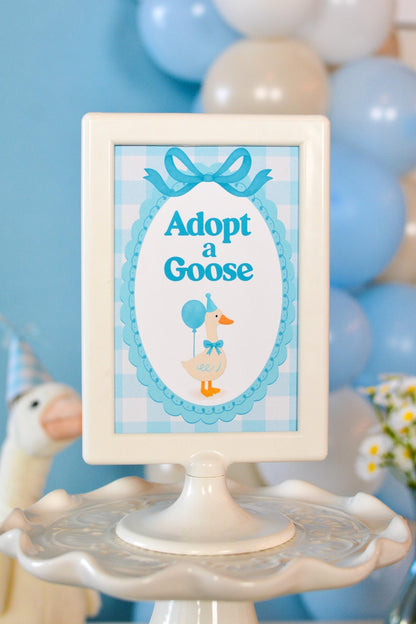 Personalized Silly Goose Party Bundle - silly goose party decor detail