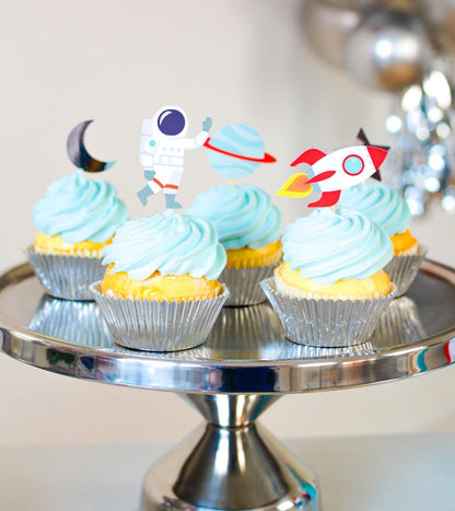 Personalized Space Party Bundle - outer space straws