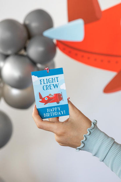 Personalized Airplane Party Bundle - airplane party decor detail