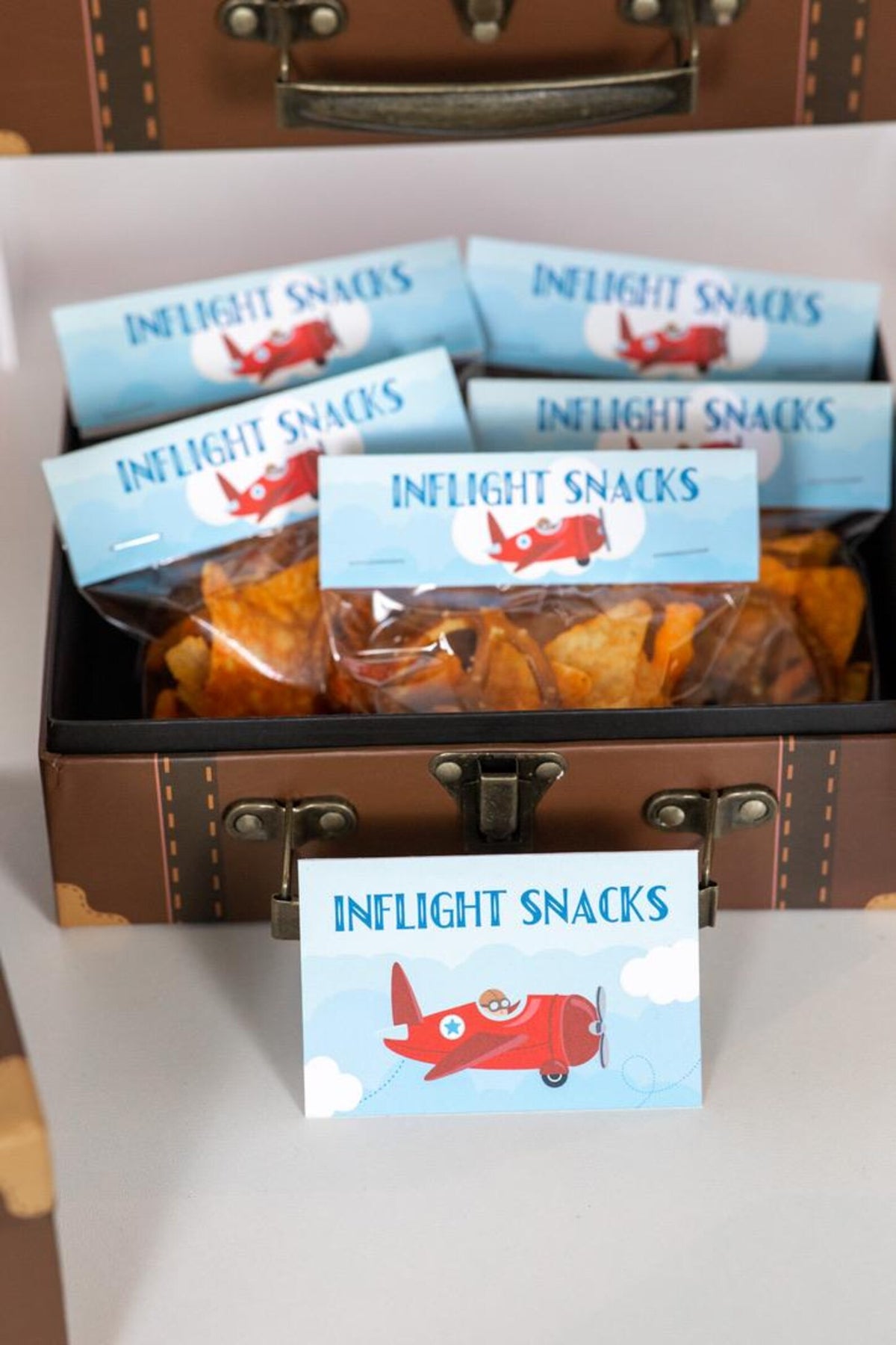 Personalized Airplane Party Bundle - Fueling Station drink table sign