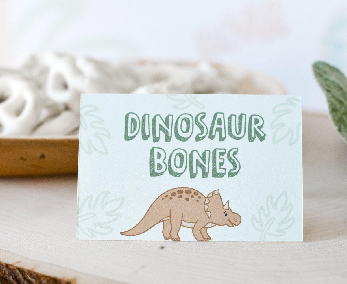 Personalized Dinosaur Party Bundle - dinosaur straws