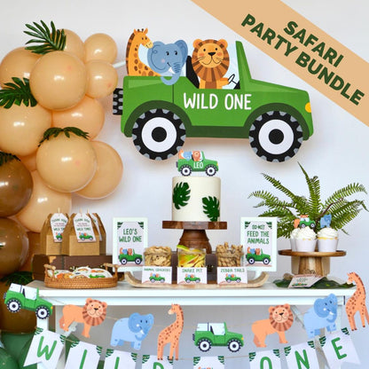 Personalized Safari Party Bundle cover