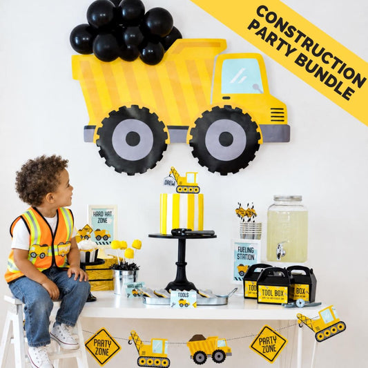 Personalized Construction Party Bundle cover